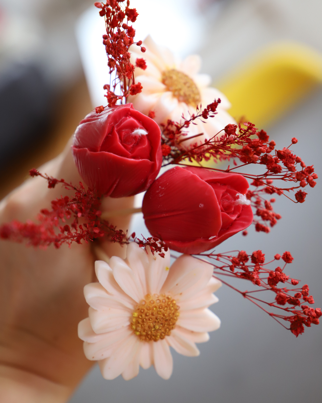 Tige Fleurie – Marguerite en fondant parfumé