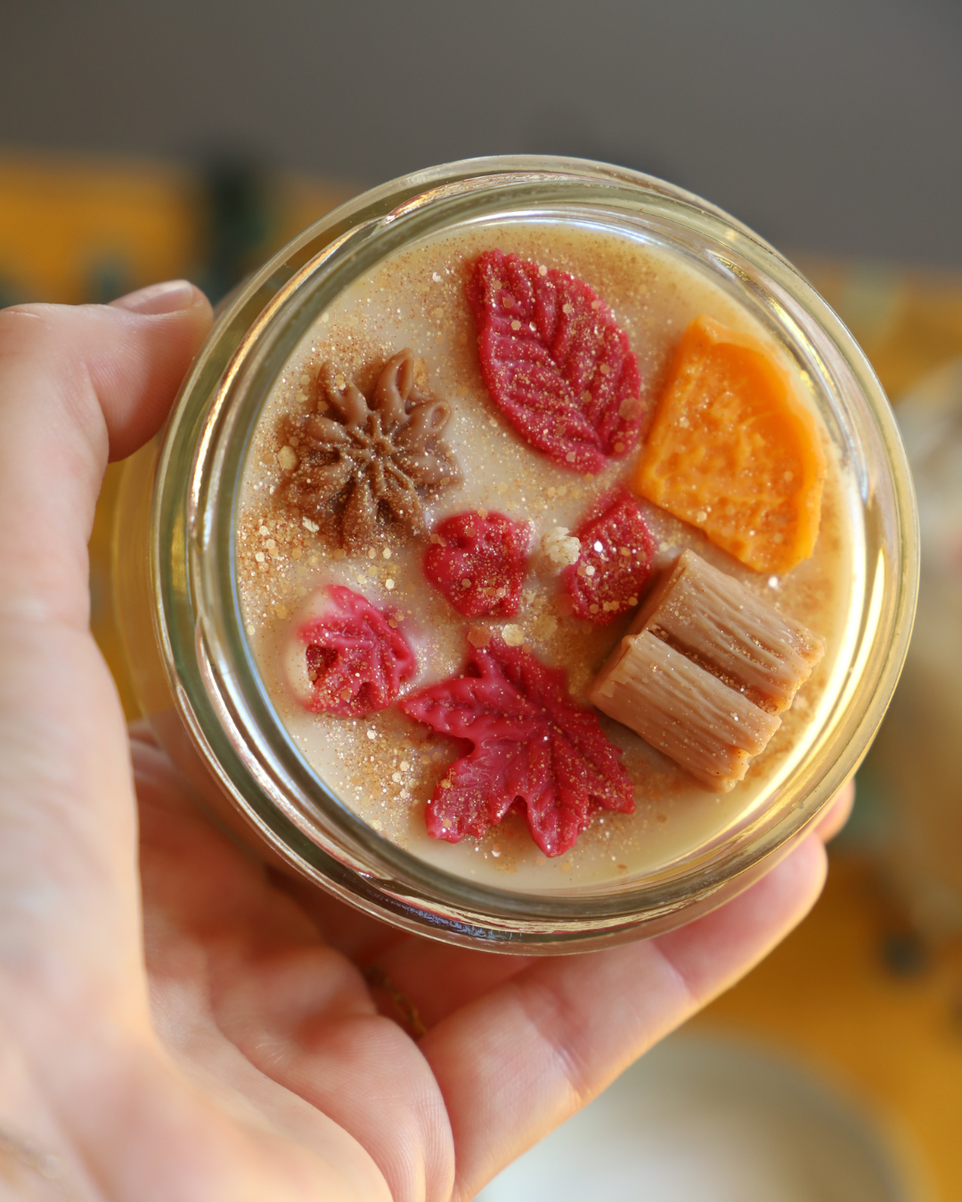Bougie en pot parfum CINNAMON TEA - cire de colza