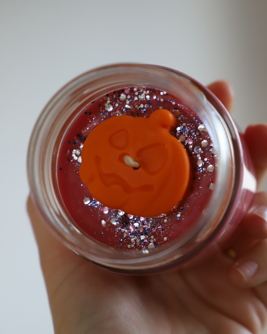 Bougie en pot CITROUILLE 120g - AGRUMES