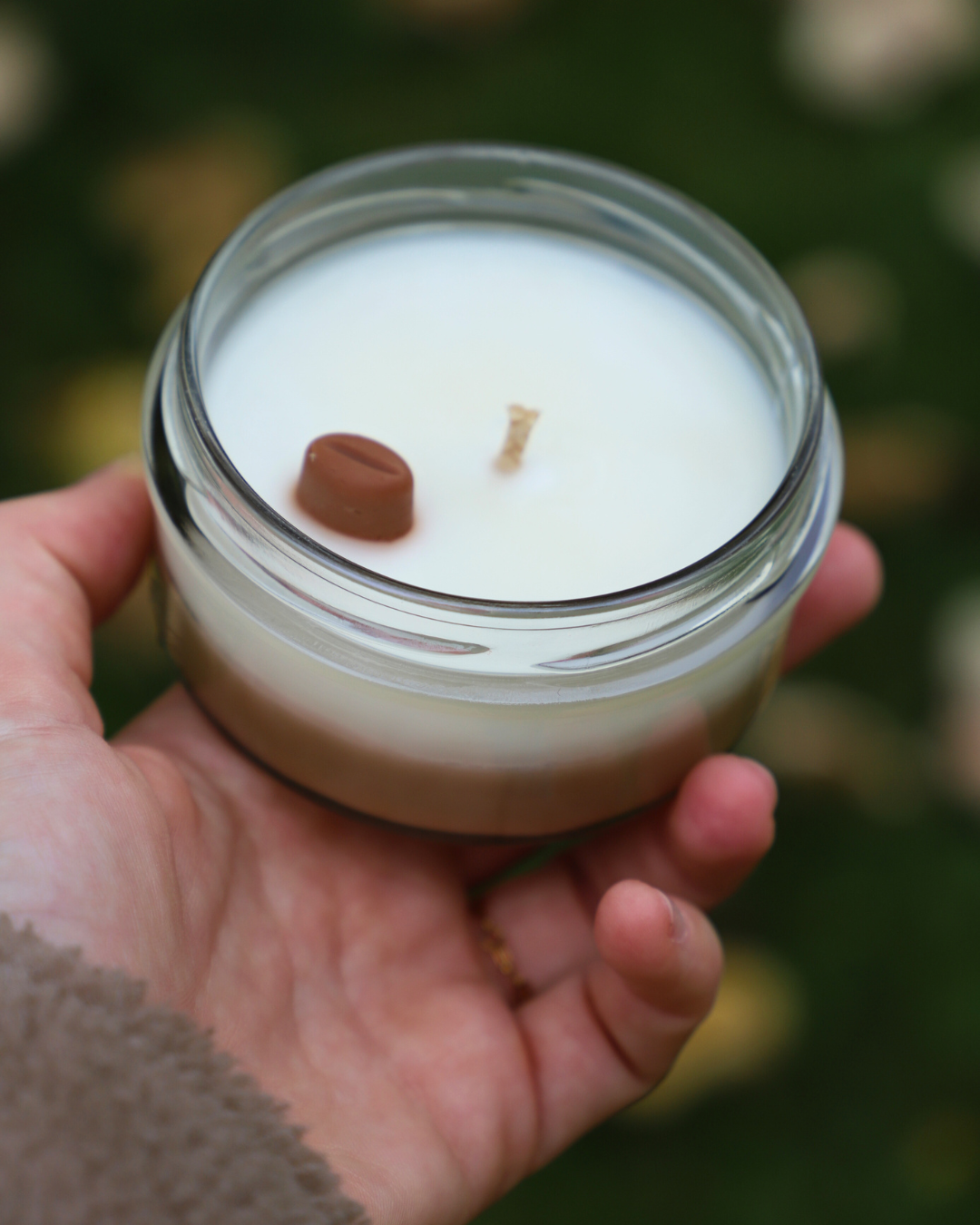 Bougie en pot parfum CAPPUCCINO