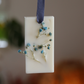 Suspension parfumée ADOUcissant / GYPSOPHILE BLEU - RUBAN BLEU - rectangle moyen