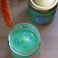 Bougie en pot parfum HERBE COUPÉE et paillettes - 150g de cire