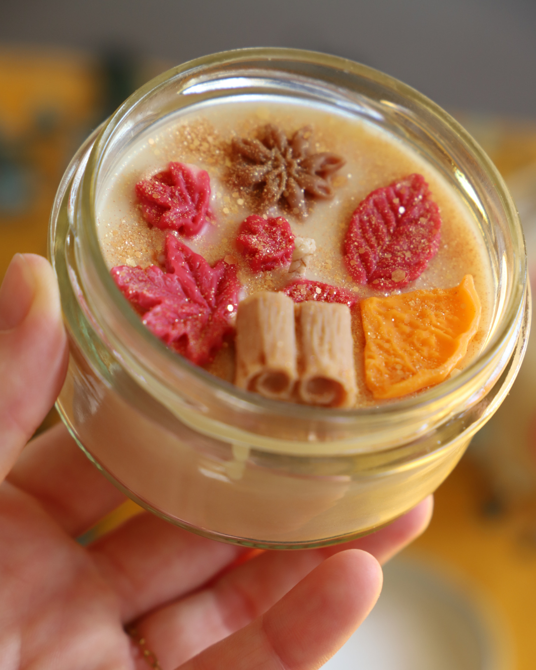 Bougie en pot parfum CINNAMON TEA - cire de colza