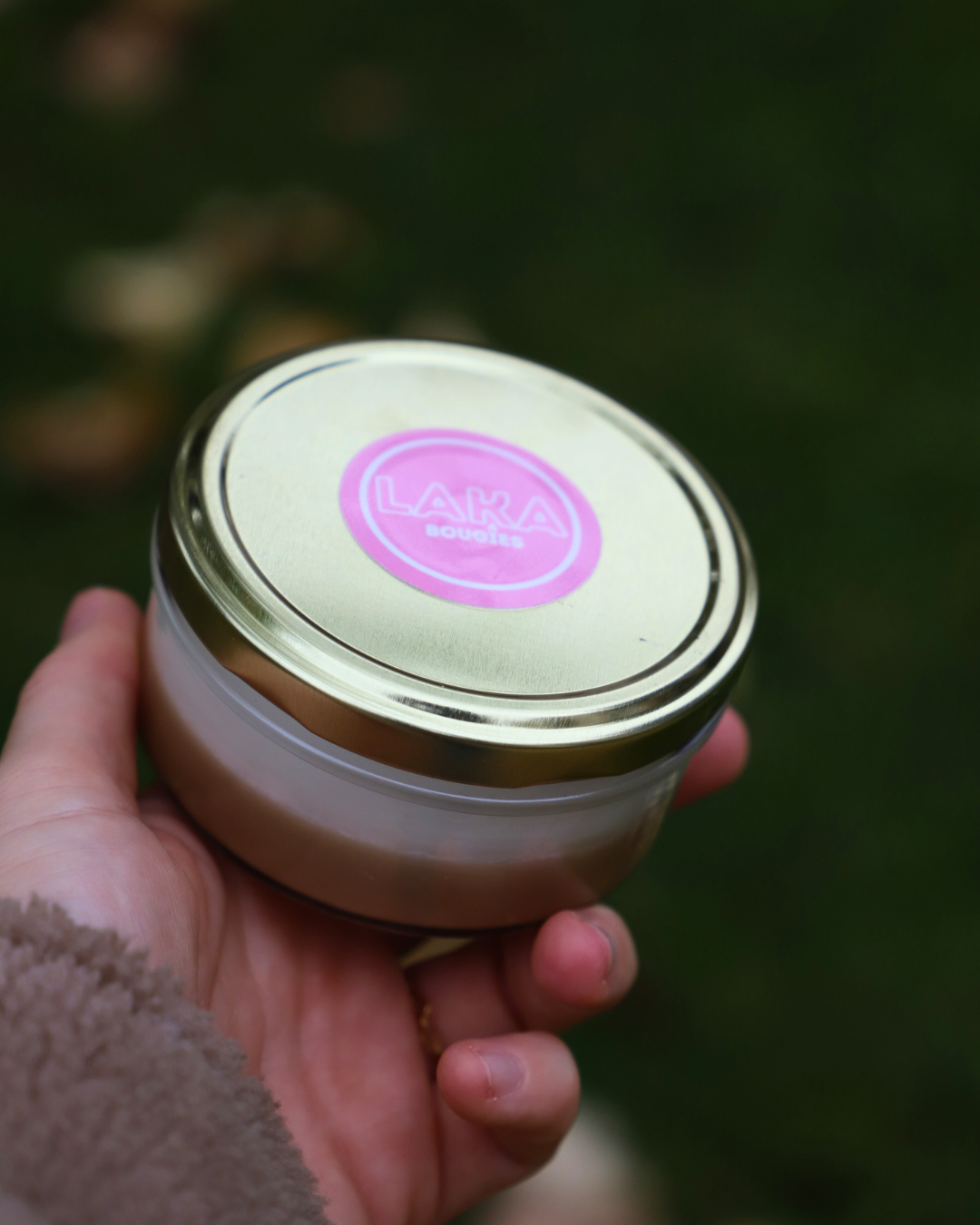 Bougie en pot parfum CAPPUCCINO