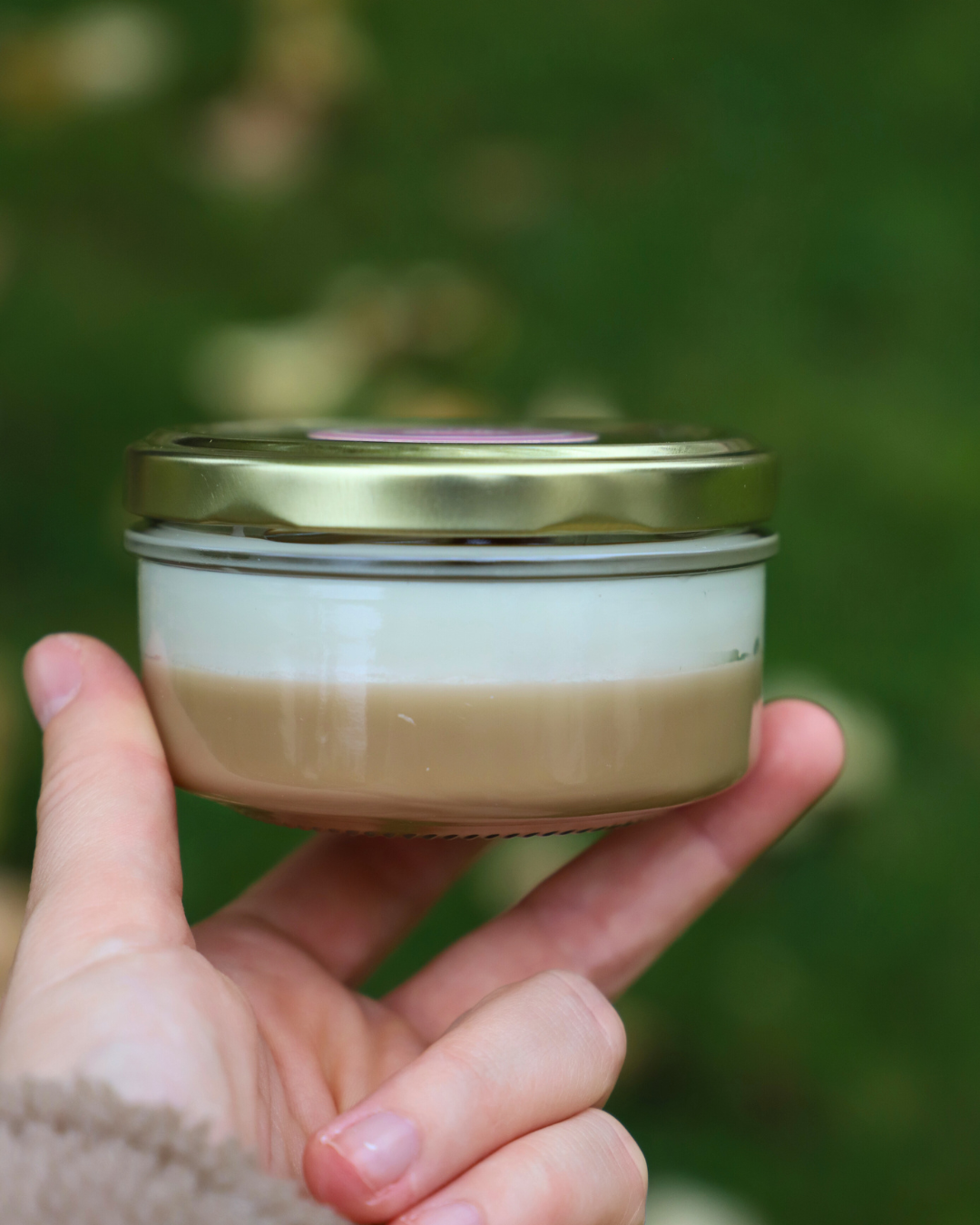 Bougie en pot parfum CAPPUCCINO