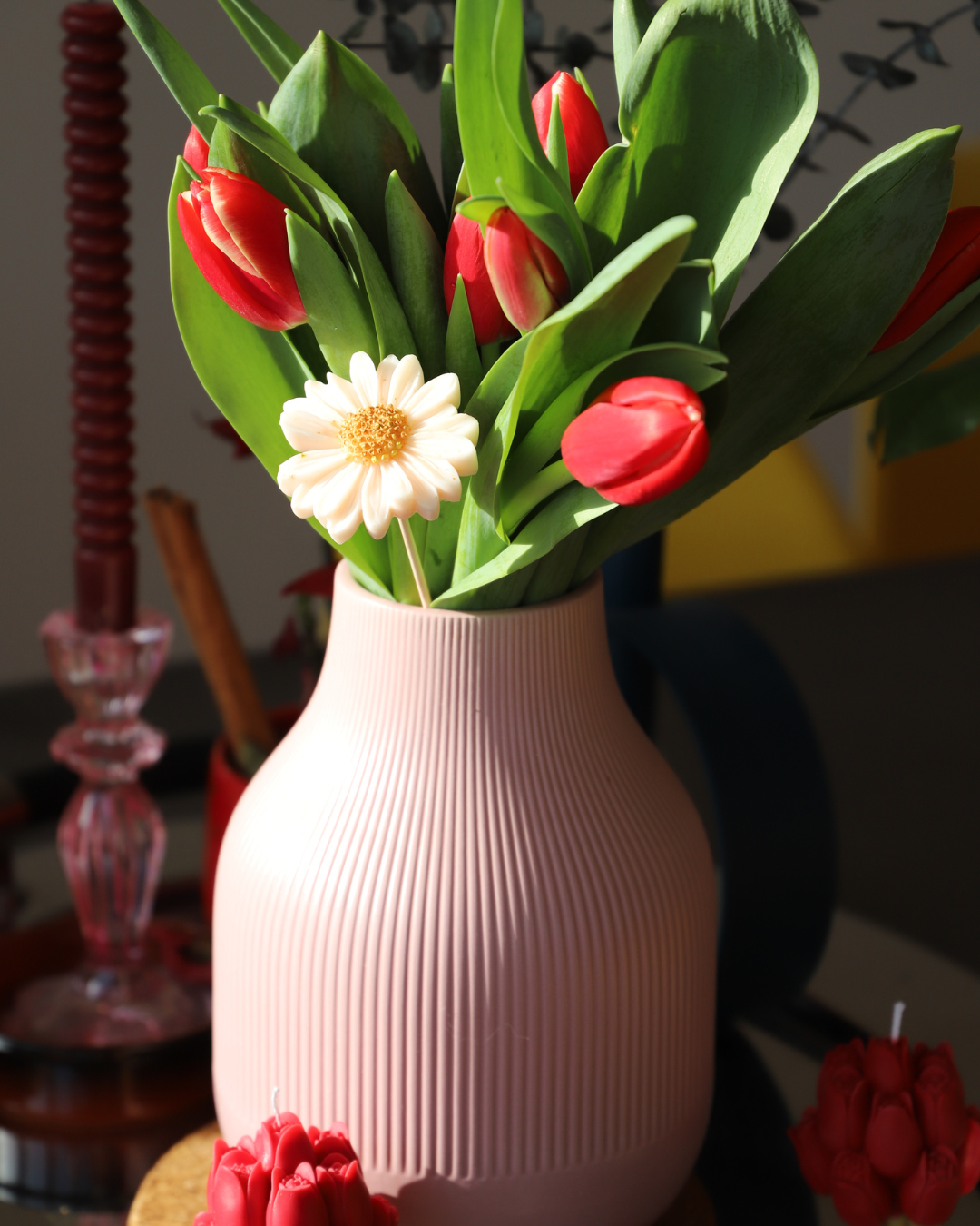 Tige Fleurie – Marguerite en fondant parfumé