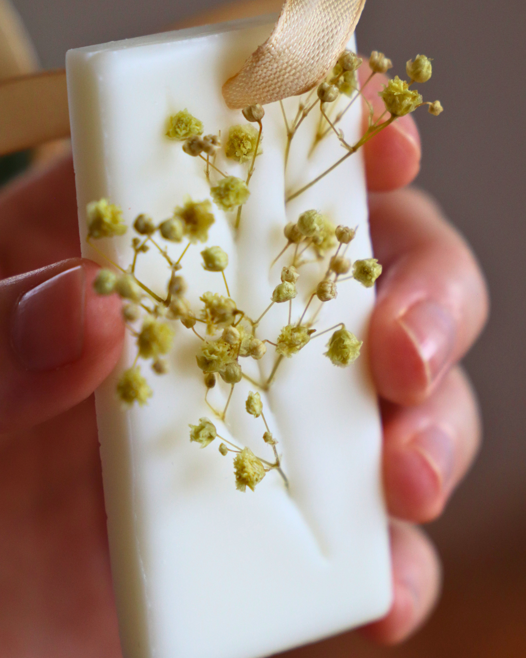 Suspension parfumée et GYPSOPHILE - rectangle moyen