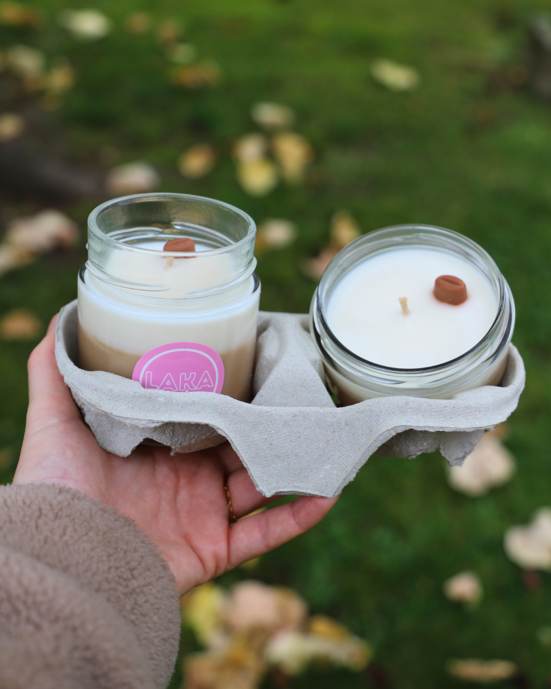 Bougie en pot parfum CAPPUCCINO