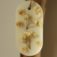 Suspension parfumée fleurie - Fleurs beige