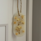 Suspension parfumée fleurie - Fleurs beige